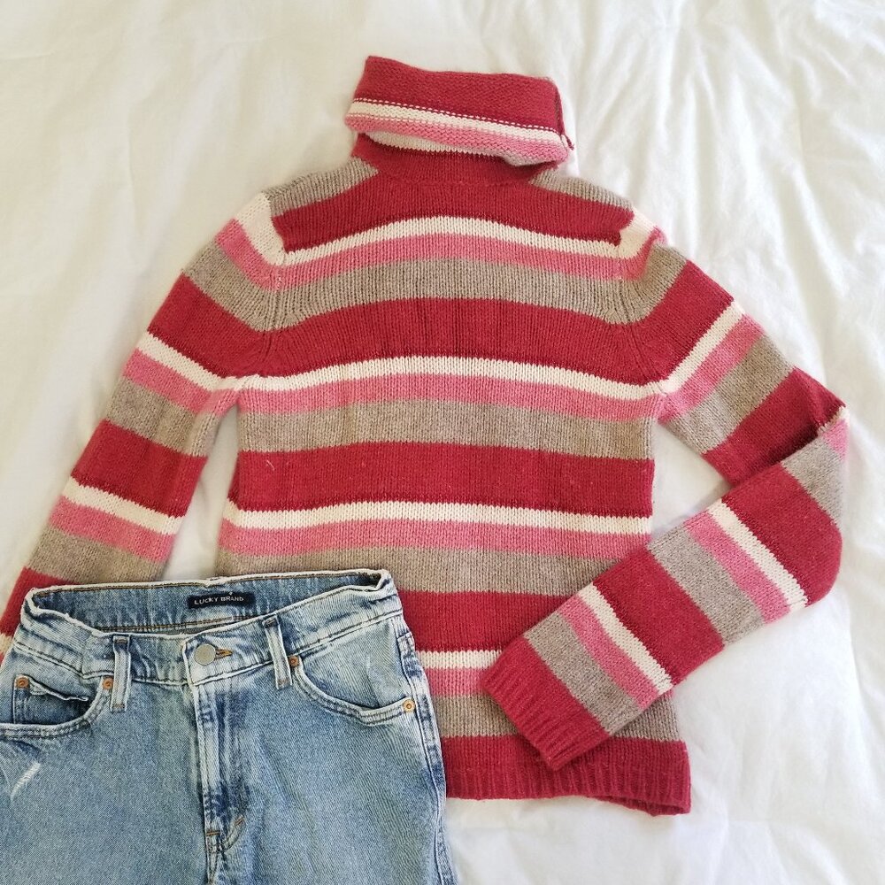 Vintage American Eagle Wool and Metallic Sweater Y2K